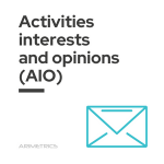 What is AIO Activities, interests and opinions Definition