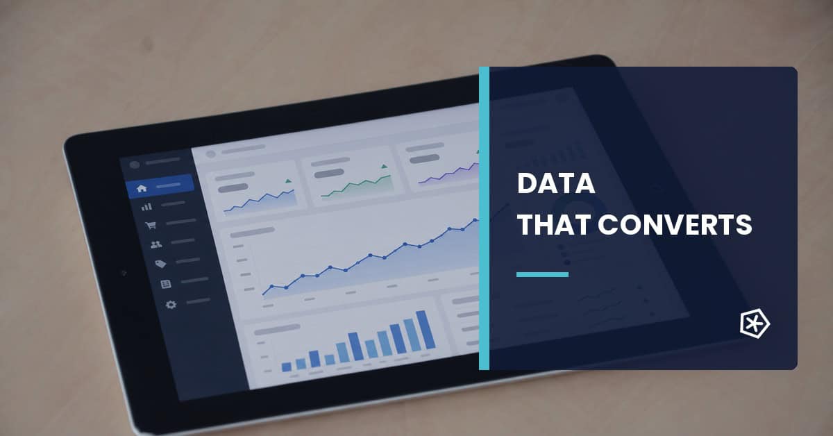 Web analytics dashboard used to optimise an ecommerce business