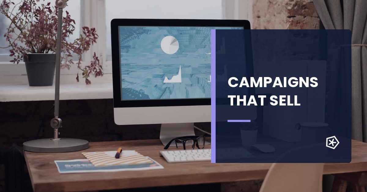 Effective online advertising campaign focused on generating sales