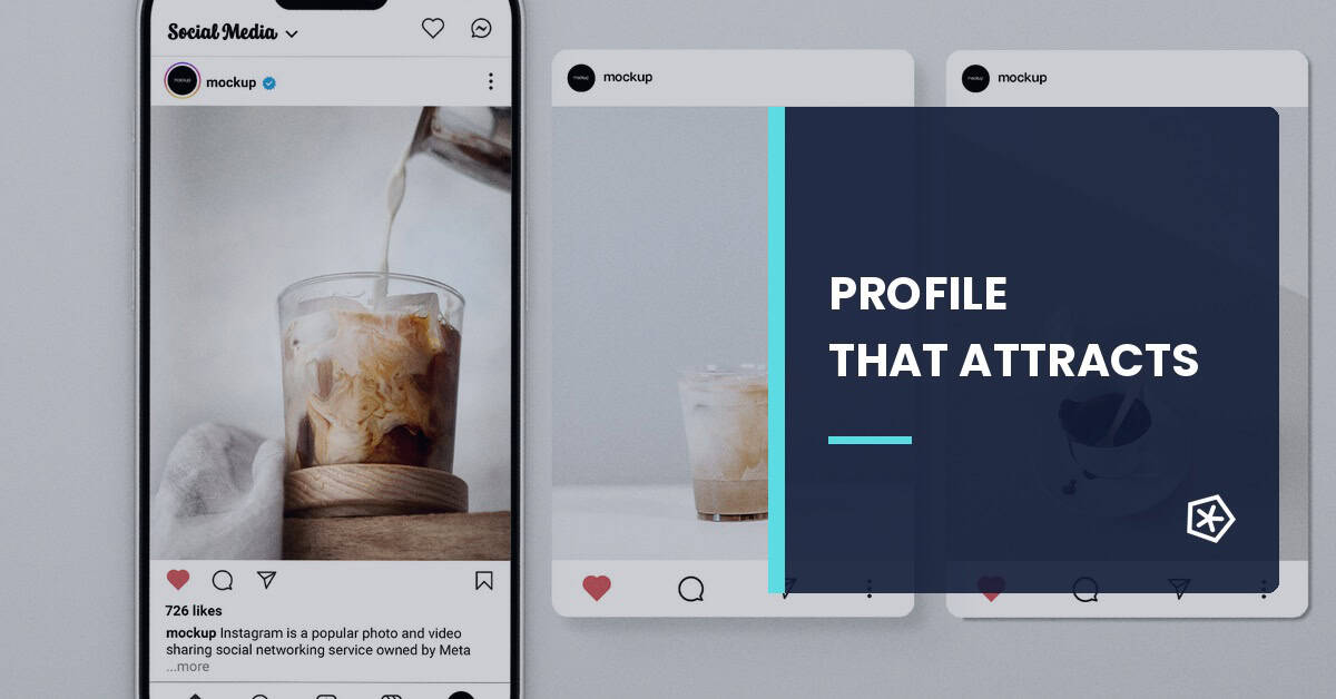 Visually appealing Instagram account with a profile that attracts attention