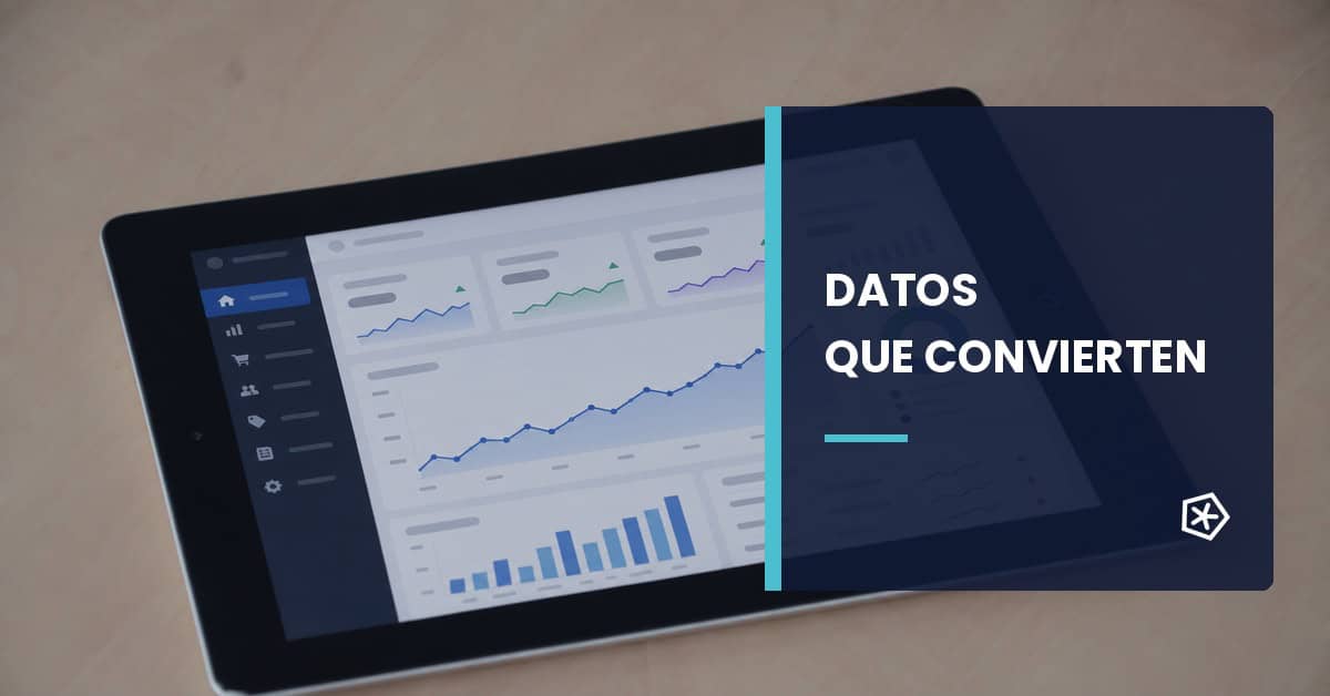 Panel de métricas de analítica web para optimizar un ecommerce