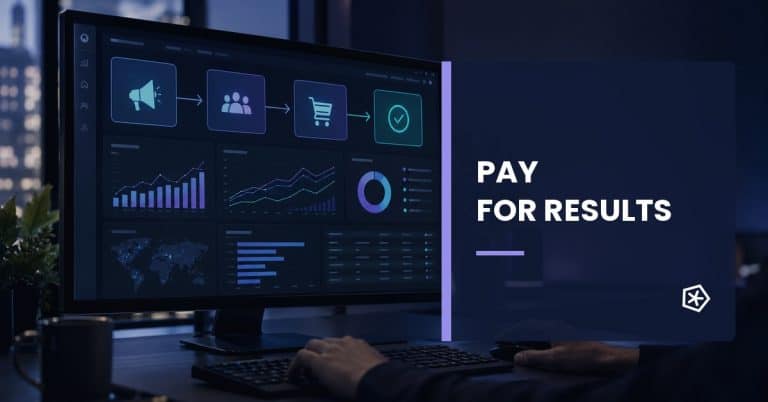 Advertising performance dashboard connecting campaigns with measurable conversions