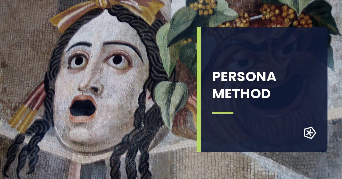 Artistic representation of profiles for the persona method and conversion analysis