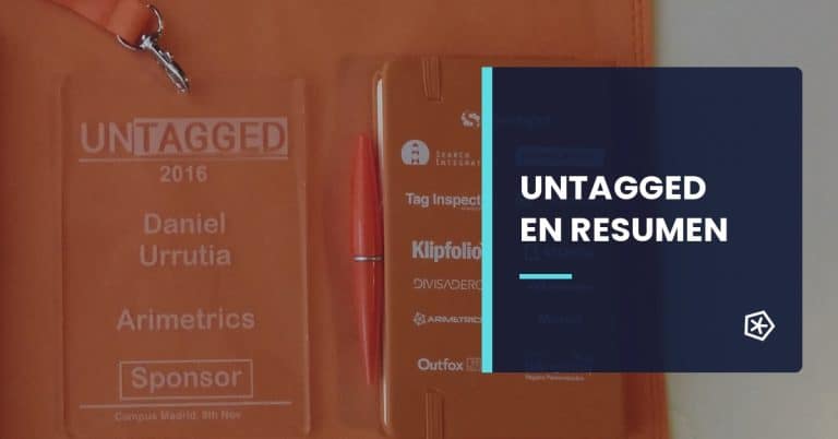 Acreditación de Daniel Urrutia y libreta de patrocinadores de Untagged IO 2016